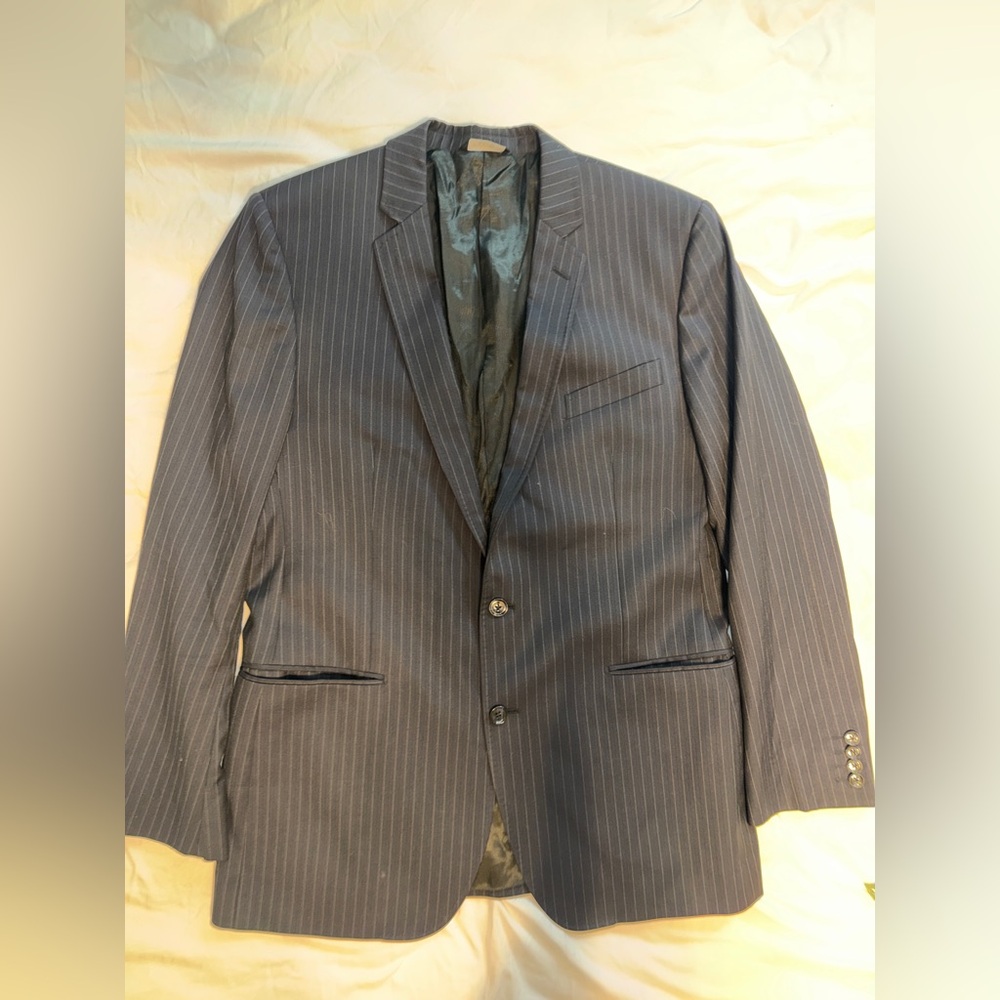 Classic Black Pinstripe Dolce & Gabbana Men's Blazer